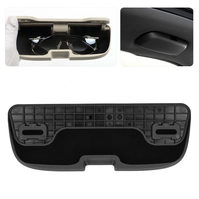 Sunglasses Holder Car Glasses Case Storage Box Overhead Grab Handle