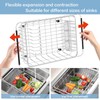 YZPGBT Large Dish Drying Rack in Sink Expandable, Adjustable304 Stainless