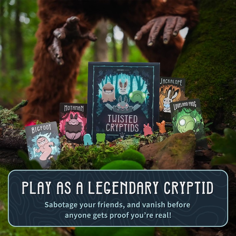 Unstable Games Twisted Cryptids Board Game - Strategy Card Game