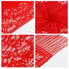 Stole Women's Festive, Scarves & Scarves for Women, Stole for Evening Dress, Chiffon Scarves, Scarves for Women, Scarf Women, Silk Scarves, Stole Gold, Stoles for Women, red