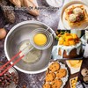 Stainless Steel Egg Separator Tool, Long Handled Egg Yolk Separator,