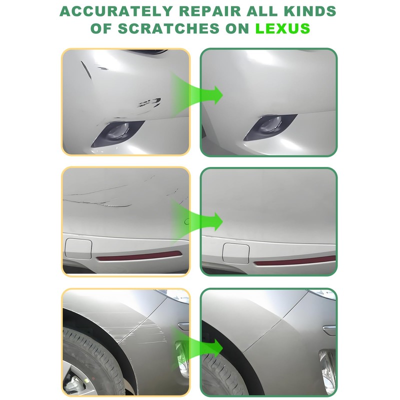 085 Eminent White Pearl Touch Up Paint for Lexus, Color