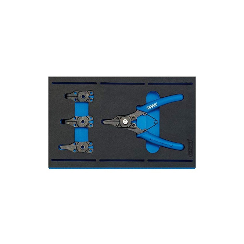 Draper 63196 Interchangeable Circlip Plier 5 Piece Set in 1/4