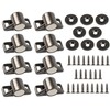 8 Pack Magnetic Cabinet Latch with Magnet for Cabinet Latch,
