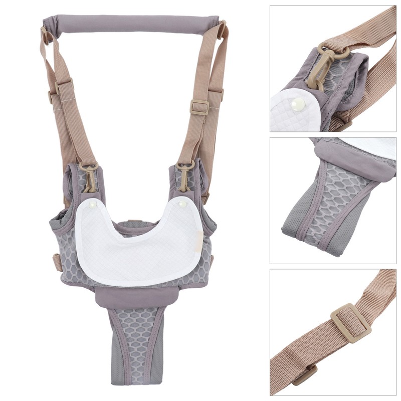 Baby Walking Harnesses Lightweight Adjustable Detachable Crotch Pad Handheld Toddler