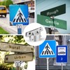 Hicarer 2 Pcs Street Name Sign Bracket for 2 3/8"