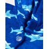 Playshoes Fleece Bathrobe, Unisex Children's Dressing Gown, Shark