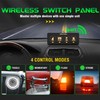 Wireless 4 Gang Switch Panel for Car, Auxiliary Switch Panel