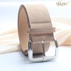 XMQBIEE Women's Wide Suede Leather Belt - Brown Fashion Waist