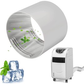 Exhaust Hose Adapter 130 mm, Air Conditioning Hose Adapter, Ventilation Pipe Connector, Air Conditioning Hose Coupling, for Air Conditioning, Tumble Dryer, Cooker Hood