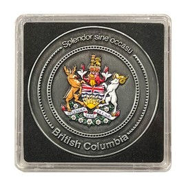 Limited Edition Collectors Coin for British Columbia in QUADRUM coin capsule