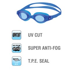 VIEW Swimming Gear V-300 Imprex Swim Goggles, Blue
