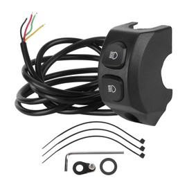 Motorcycle Headlight Switch Handlebar Fog Light Switch with On/Off Pressure Base Waterproof Suitable for R1200GS / R1250GS / F750GS / F850GS, Popular