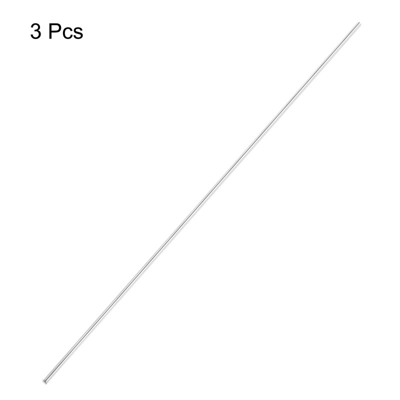 sourcing map 3mmx300mm 304 Stainless Steel Solid Round Rod for