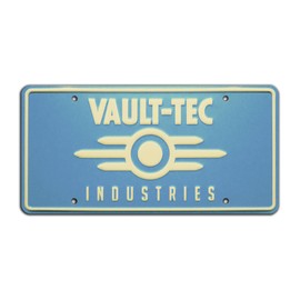 Fallout | Vault-TEC | Metal Stamped License Plate
