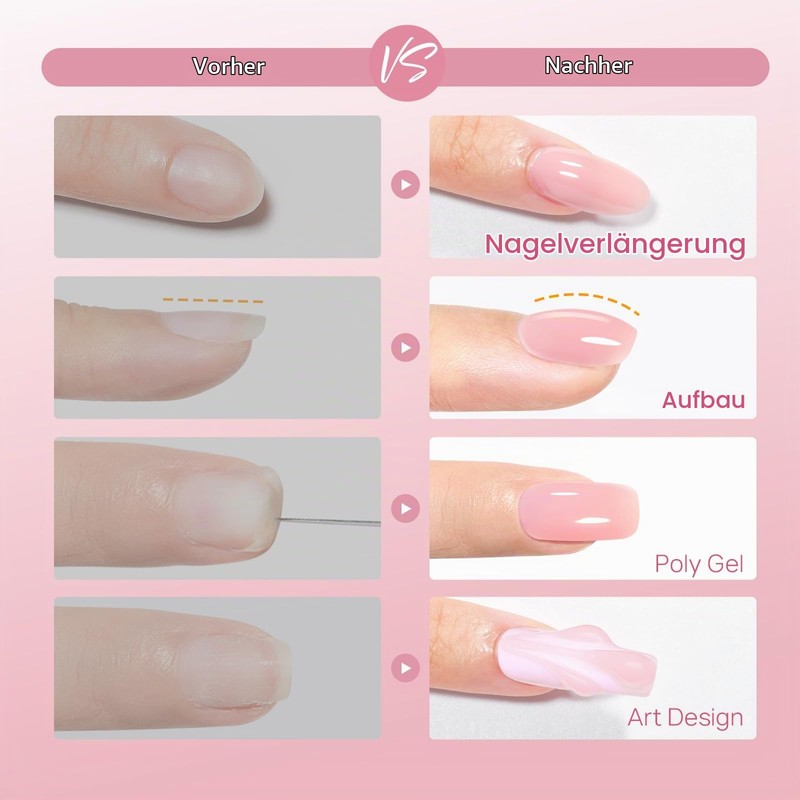 MIZHSE Builder Gel for Gel Nails HEMA Free TPO Free