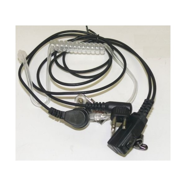2 Pin Acoustic Tube Earpiece Headset for Motorola Radios GP300 GP88 CT150 P080