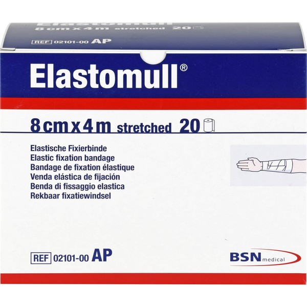 Elastomull 4mx8cm 2101 elast. Fixierb., 20 St BIN