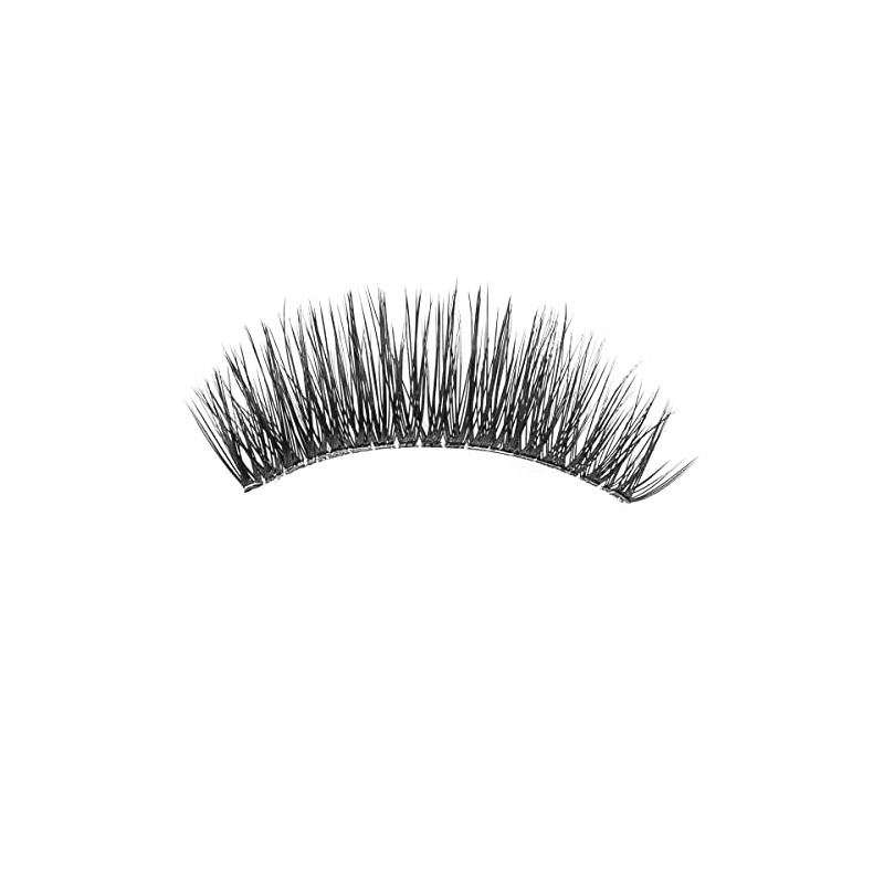 GOC, Pestañas postizas con efecto 3D, Cabello sintético, Ligeras y