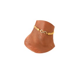 ZZ ZINFANDEL Gold Anklets Bracelets for Women Crystal Anklets,Silver Glitter Anklet Summer Beach Jewelry Foot Chain Jewelry Gifts Anklets for Women (Gold)