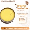 Bald Head Moisturizer. Soothes and Conditions the Scalp. Creamy Balm