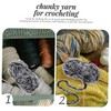 OHPHCALL 1 Roll Multi Function Crochet Yarn Soft Durable and