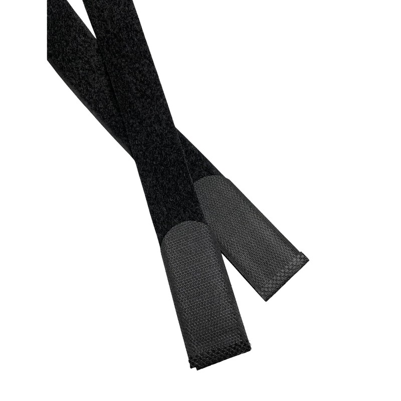 Heavy Duty Metal Buckle Velcro Cable Ties Reusable 3x200cm Pack