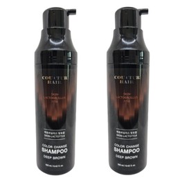 Cuty 꾸띄르헤어샴푸 시즌4 새치 염색 샴푸 190ml 진갈색 2개 Couture Hair Shampoo Season 4 Gray Hair Color Shampoo 190ml Dark Brown 2ea