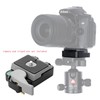 RGBS Camera 323 Quick Release Plate Clamp with 1/4'' to