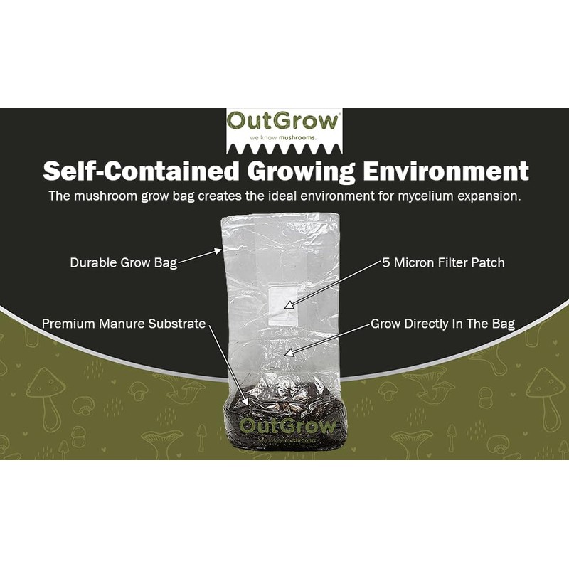 Pasteurized Manure Based Mushroom Substrate (25 lbs)