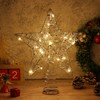 Toyvian Christmas Tree Topper Star,Christmas Decorations Lighted Wire Xmas Tree