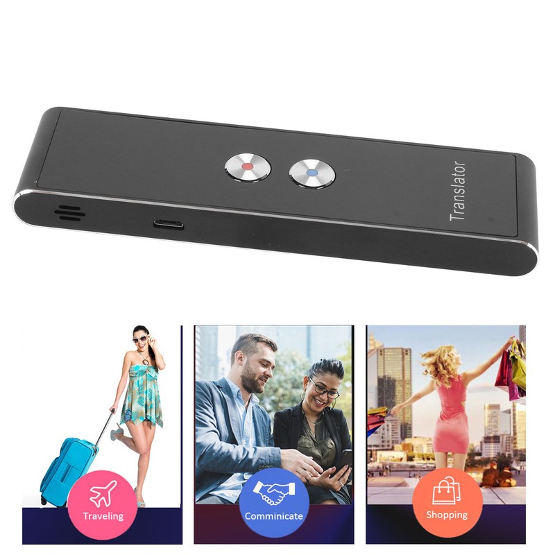 Bluetooth Translator Device 96 Languages APP Synchronization High Accuracy 400mAh