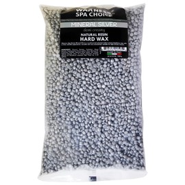 Waxness Spa Choice Assorted Hard Wax Beads 2.2 lb 1 kg Pack of 3 - Silver, Tourmaline, Gold