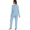 LUBOT Womens Bamboo Viscose Pajamas Set 2PC PJs Set for