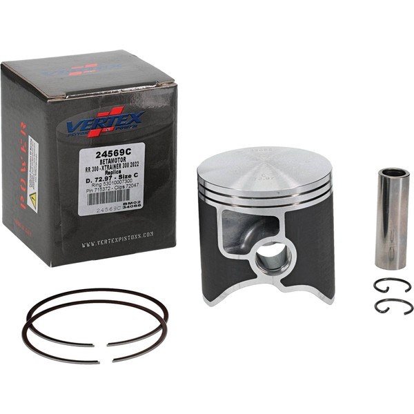 Vertex 24569C Cast Replica Piston Kit Compatible With/Replacement For Beta