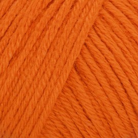 Estako Happy Cotton XL, (2 Skeins Pack) 50% Cotton 50% Acrylic Yarn, Soft, Medium weight (4) for Crochet and Knitting (2 x 1.76 Oz) / (2 x 114 Yrds) (4720 - Orange)