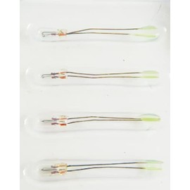 Melody Jane Dolls House 2.5mm Bi Pin Micro Bulbs Glass Pack of 4 12V Lighting Accessory