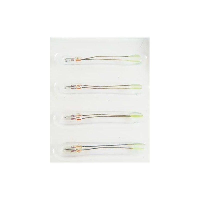 Melody Jane Dolls House 2.5mm Bi Pin Micro Bulbs Glass