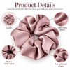 Satin Scrunchie for Ponytails – Soft Elastic Hair Band for