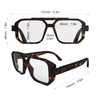 LONDON MOLE® Huntsville reading glasses - Cool square shaped readers