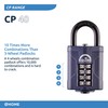 Squire Heavy Duty Padlock (CP40) - Toughest Steel Shackle -