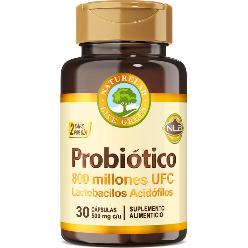 Probióticos Cápsula Mejora Flora Intestinal Y Estreñimiento