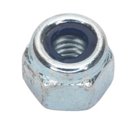 Sealey NLN5 Nylon Lock Nut M5 Zinc DIN 982 Pack of 100