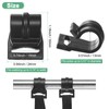 TIXIPEM 0.51IN Tent Pole Clips [20PCS] - C-Shaped Clamp Use