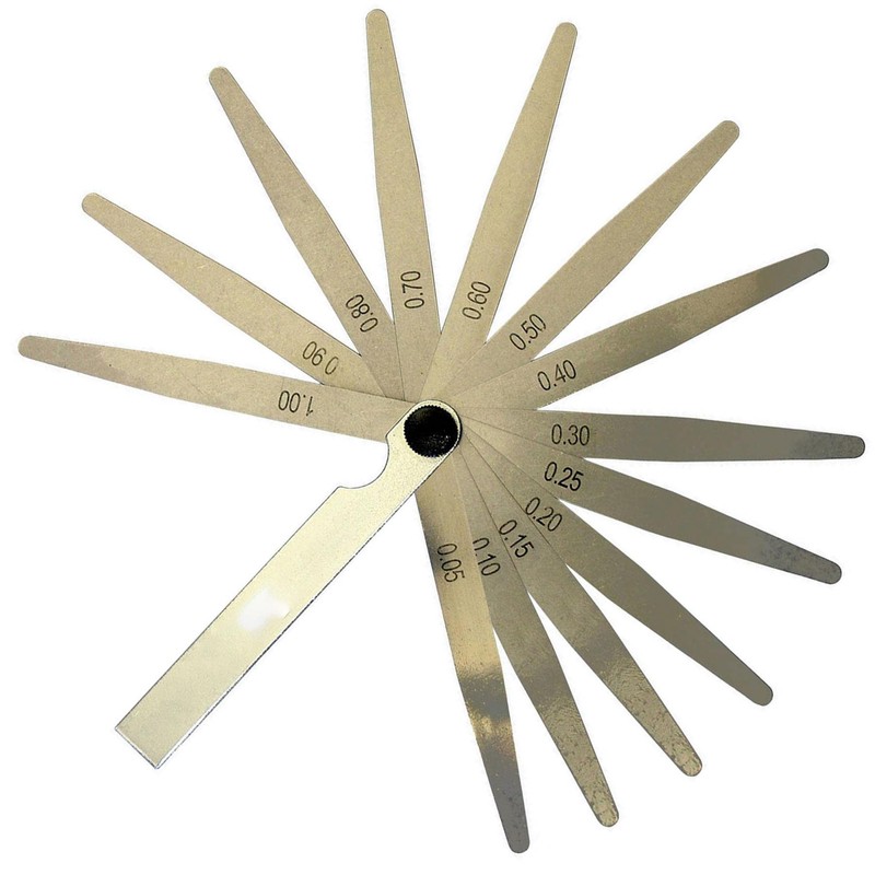 Dapetz ®13 Blades Feeler Gauge Universal Stainless Steel 0.05 To