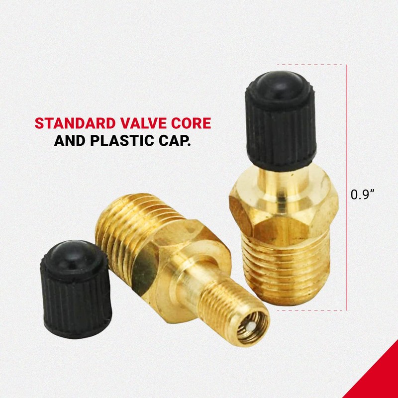 Milton S-684 1/8" NPT Tank Valve - Pack of 2