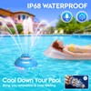 Blufree Bluetooth Pool Speaker w/Colorful Pool Fountain Light, 3 in