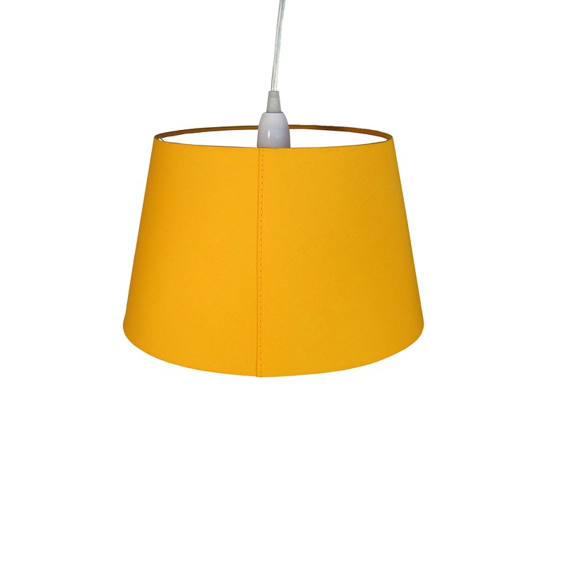 Loxton Lighting Cotton Drum Lampshade Pendant - (12inch 30cm Dia)