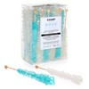 Candy Envy Light Blue and White Rock Candy Crystal Sticks