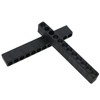 Mutai Screwdriver Bit Holder 10PCS 12 Holes 1/4Inch Black Hex